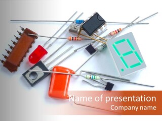 Piece Component Electronic PowerPoint Template