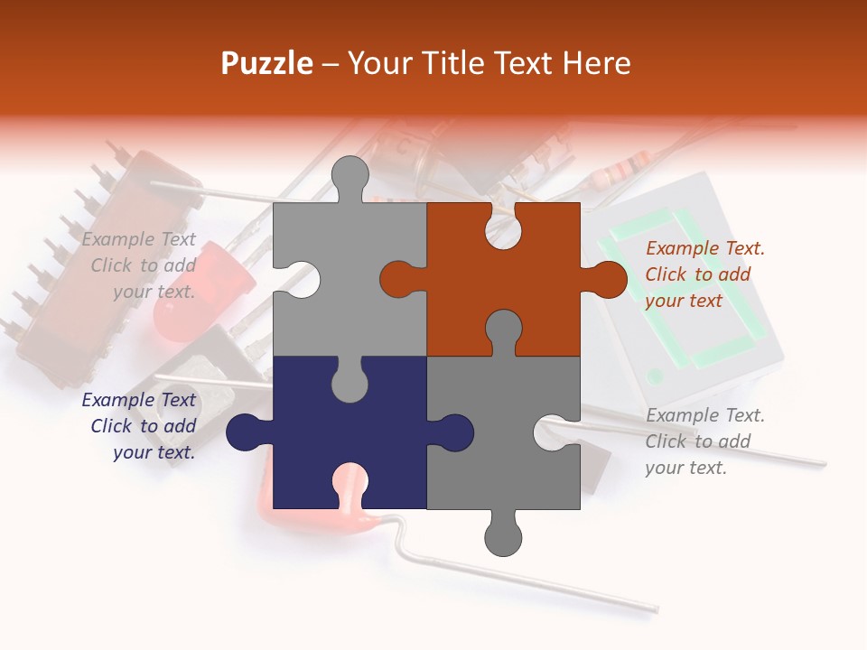 Piece Component Electronic PowerPoint Template