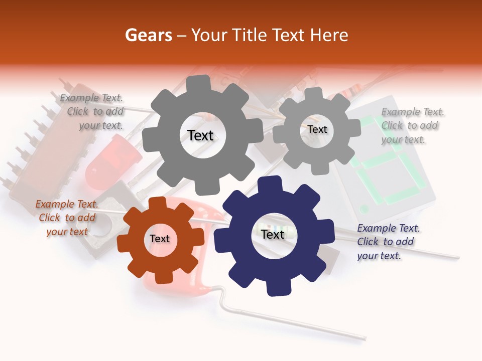 Piece Component Electronic PowerPoint Template