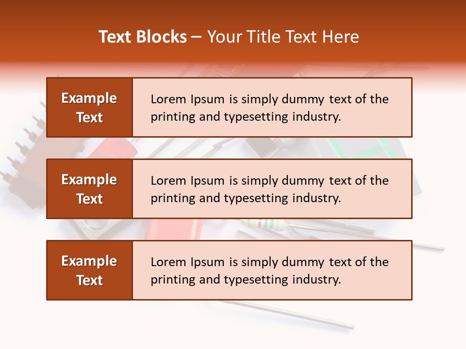 Piece Component Electronic PowerPoint Template
