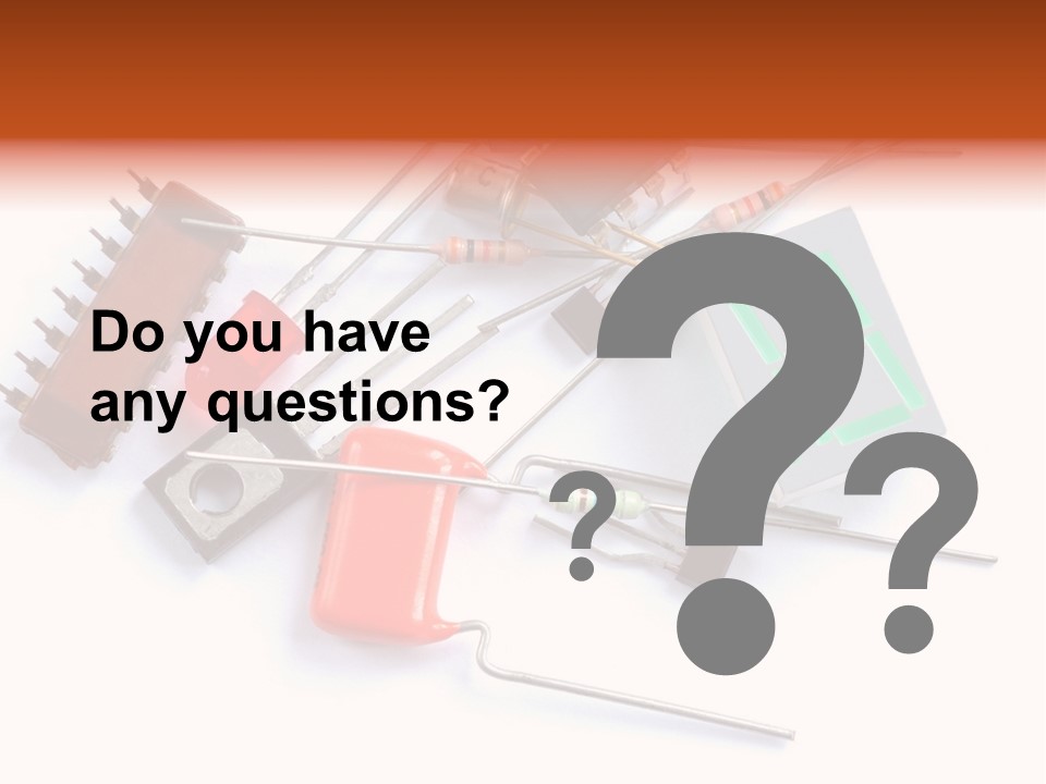 Piece Component Electronic PowerPoint Template