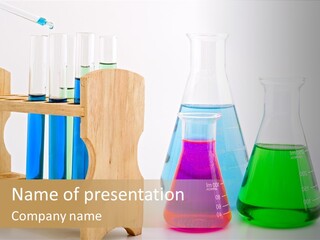 Tool Flask Erlenmeyer PowerPoint Template