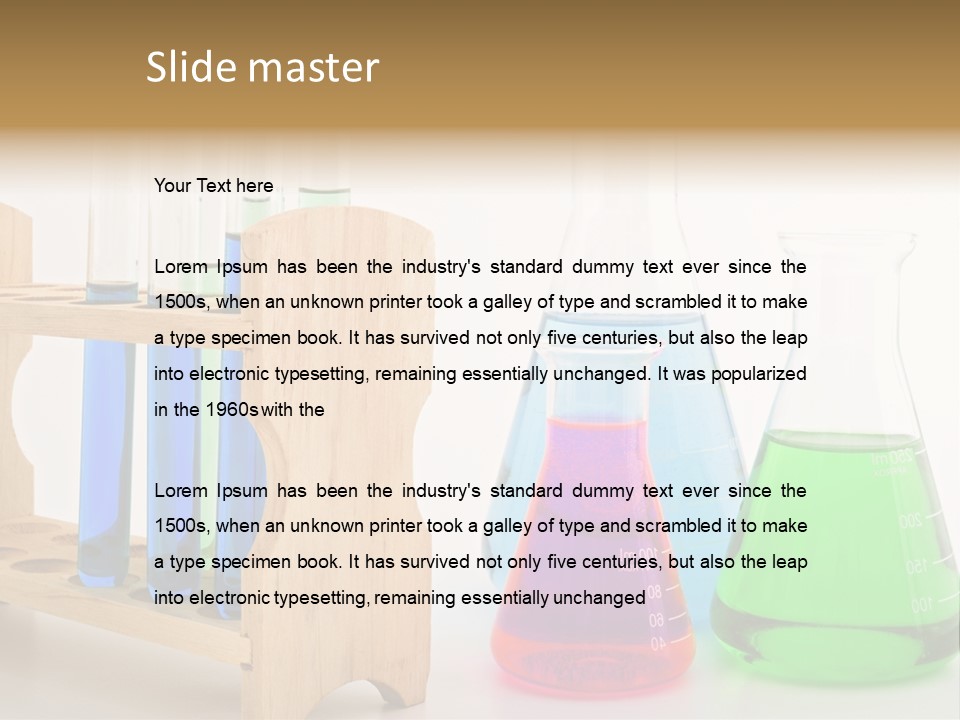 Tool Flask Erlenmeyer PowerPoint Template