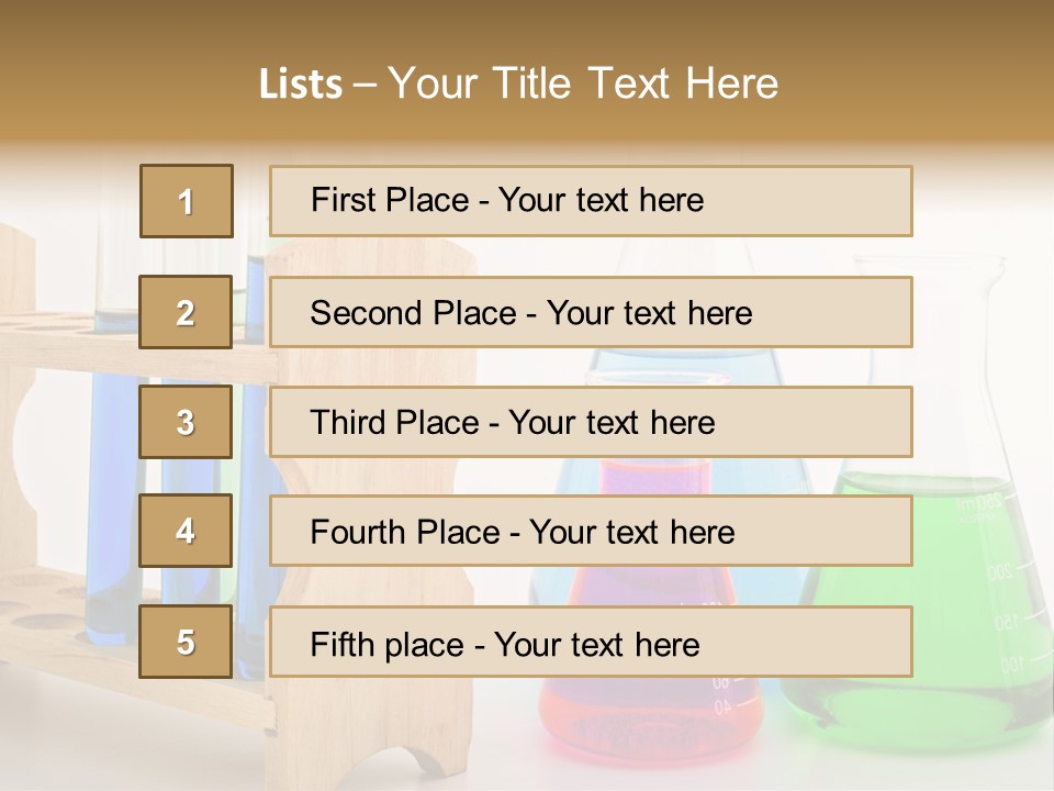 Tool Flask Erlenmeyer PowerPoint Template