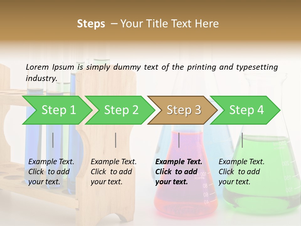 Tool Flask Erlenmeyer PowerPoint Template