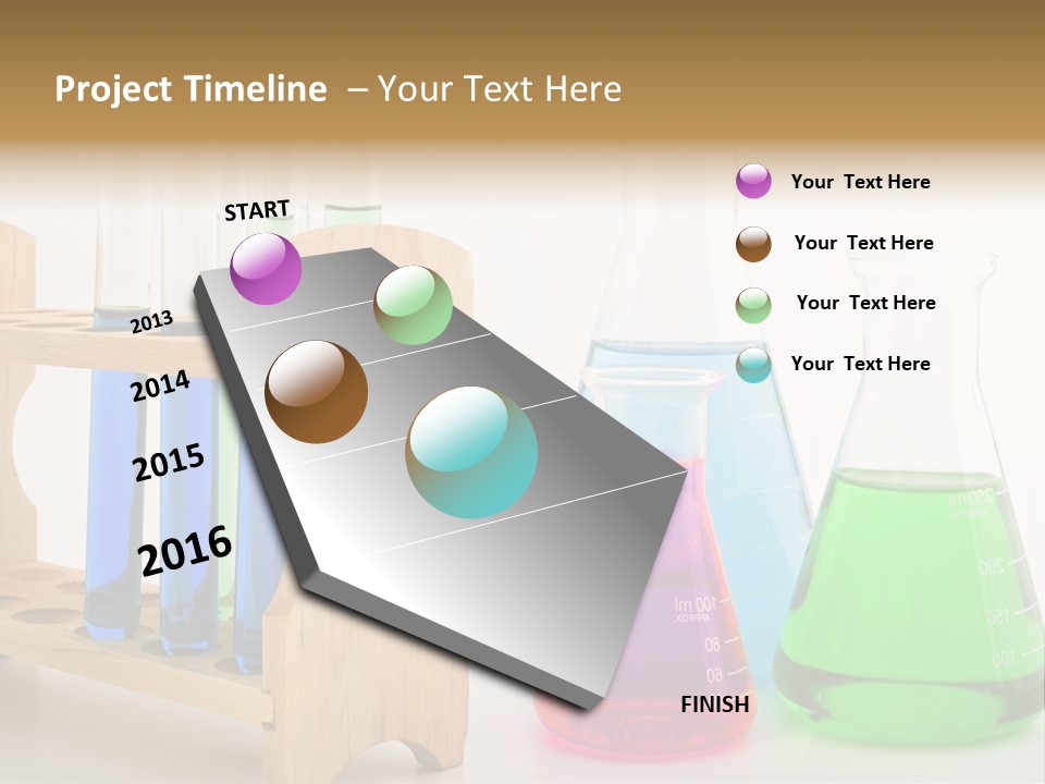 Tool Flask Erlenmeyer PowerPoint Template