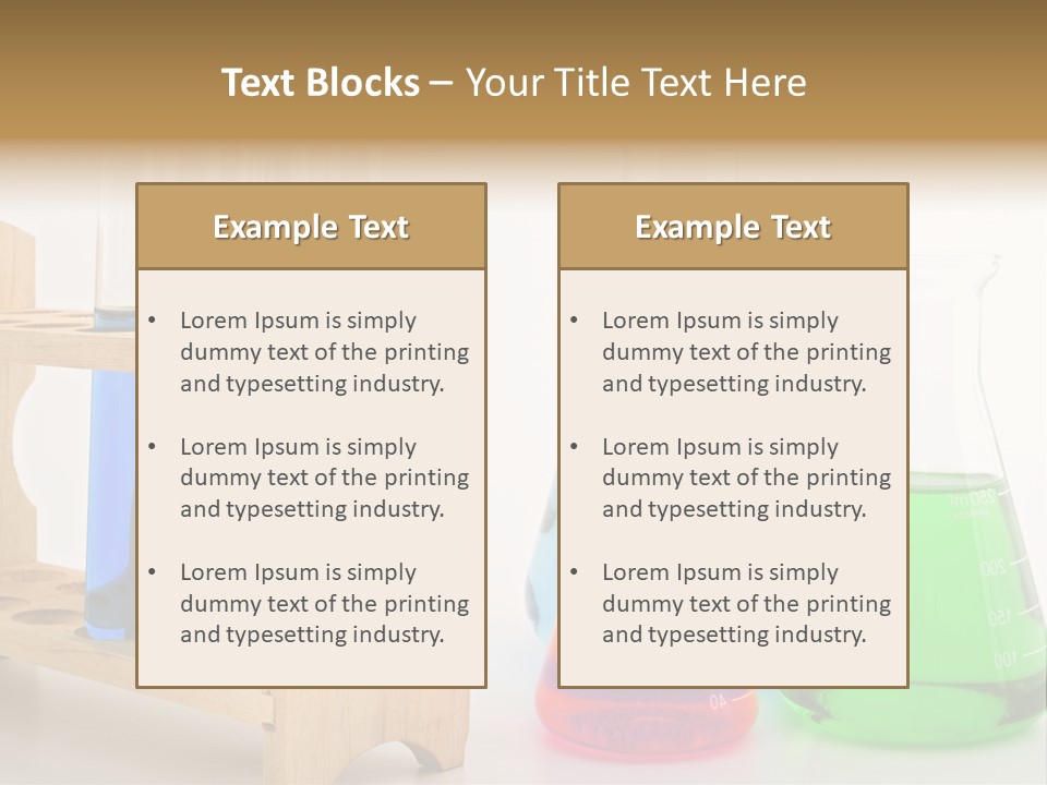 Tool Flask Erlenmeyer PowerPoint Template