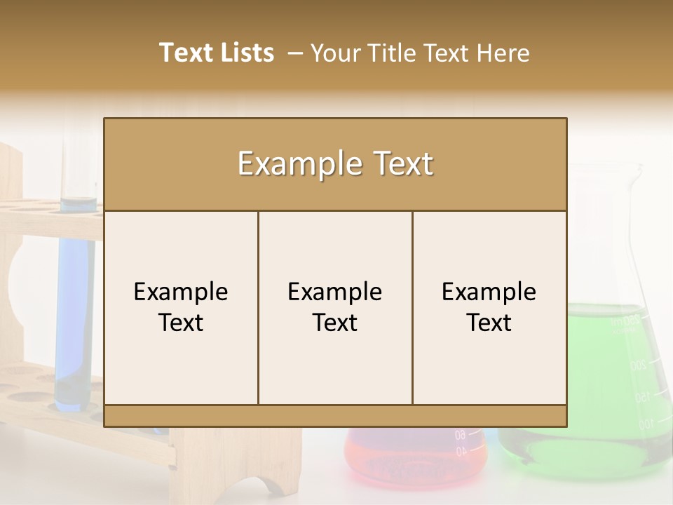Tool Flask Erlenmeyer PowerPoint Template