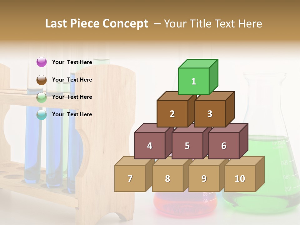 Tool Flask Erlenmeyer PowerPoint Template
