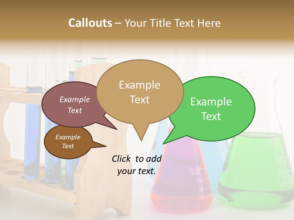 Tool Flask Erlenmeyer PowerPoint Template