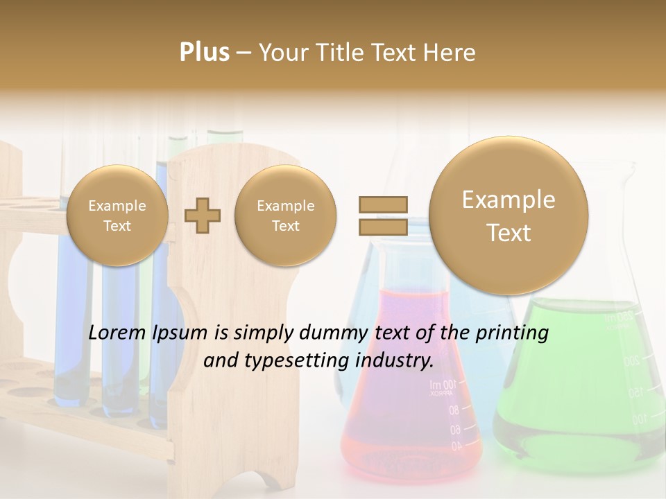 Tool Flask Erlenmeyer PowerPoint Template