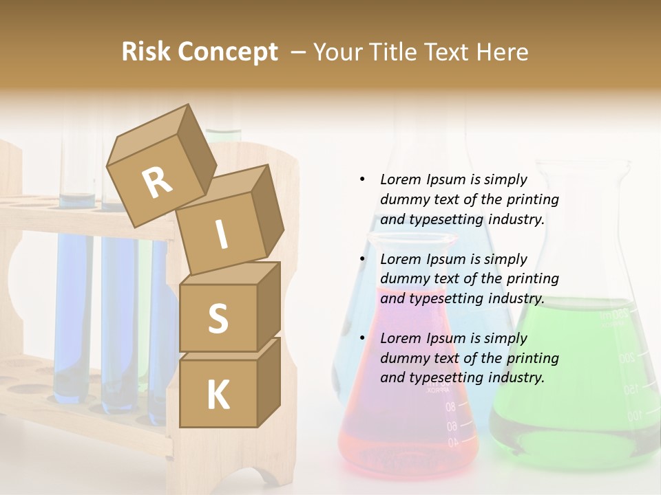 Tool Flask Erlenmeyer PowerPoint Template