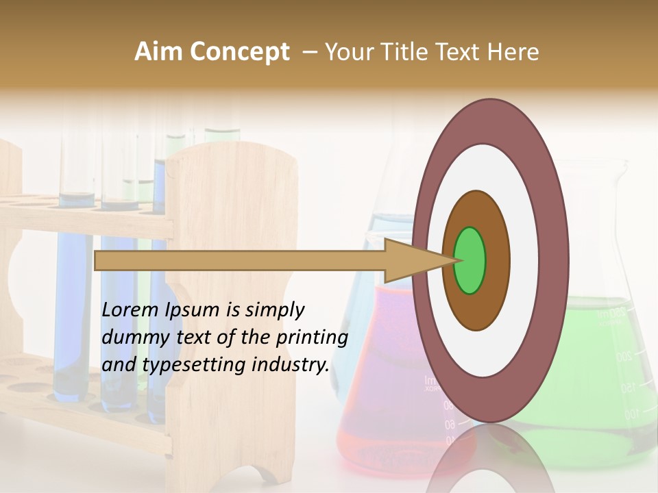 Tool Flask Erlenmeyer PowerPoint Template