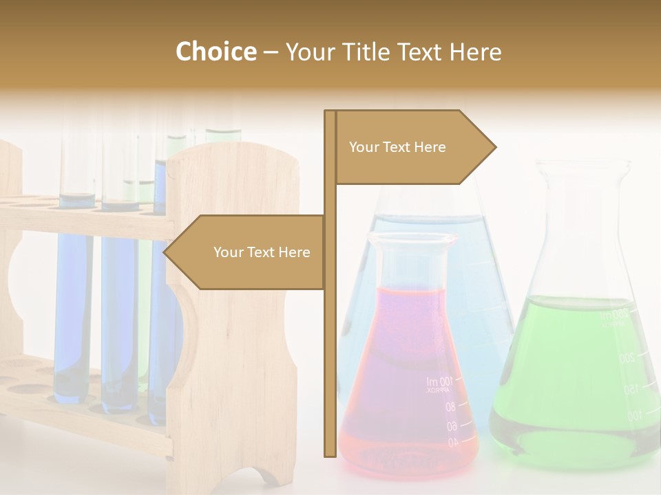 Tool Flask Erlenmeyer PowerPoint Template