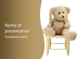 Ear Brown Bear PowerPoint Template