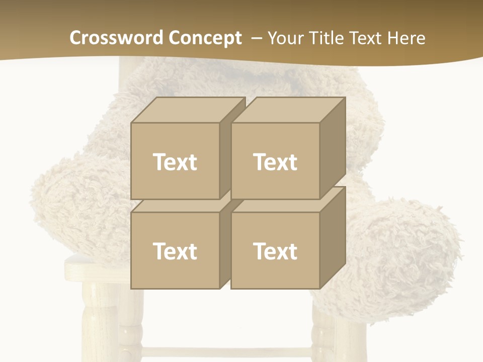 Ear Brown Bear PowerPoint Template