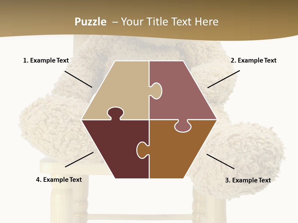 Ear Brown Bear PowerPoint Template