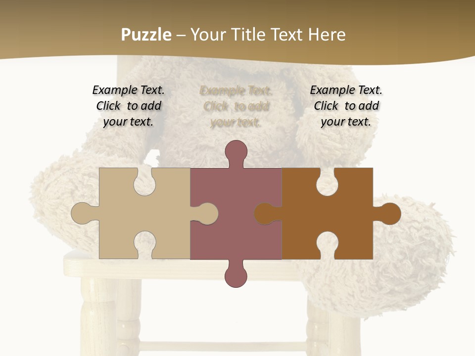 Ear Brown Bear PowerPoint Template