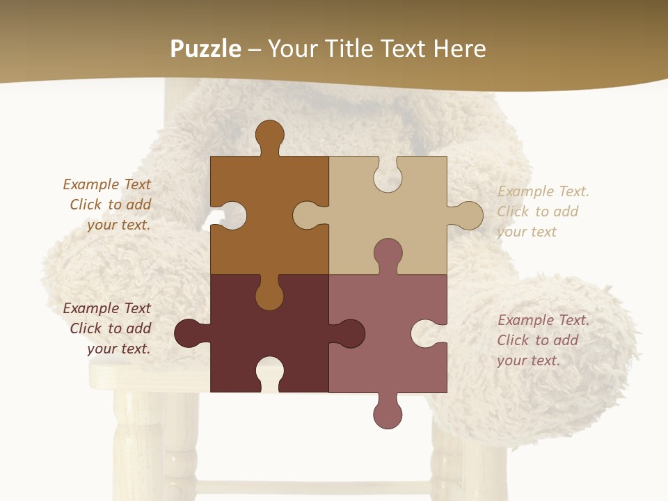 Ear Brown Bear PowerPoint Template