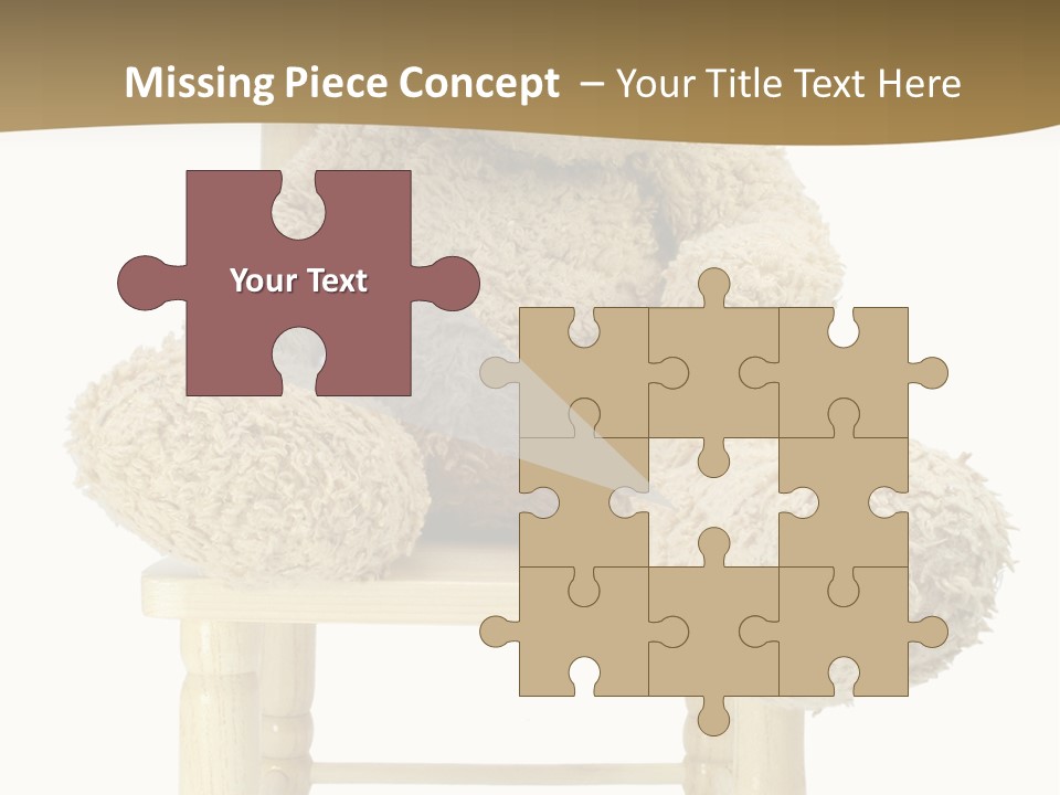 Ear Brown Bear PowerPoint Template