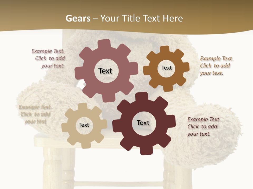 Ear Brown Bear PowerPoint Template