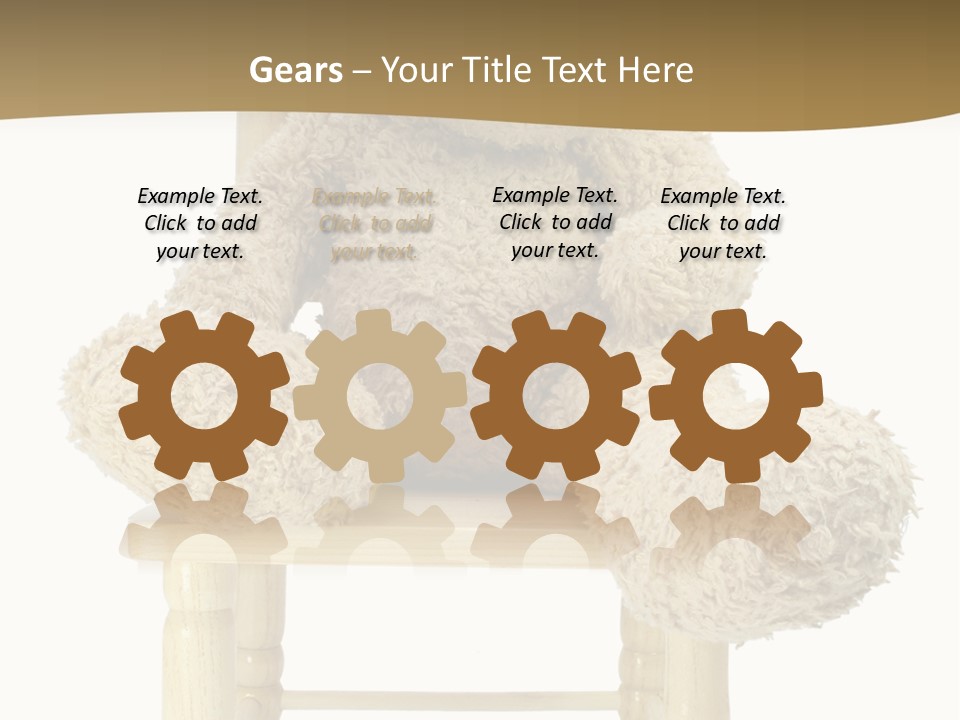 Ear Brown Bear PowerPoint Template