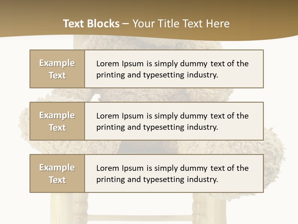 Ear Brown Bear PowerPoint Template