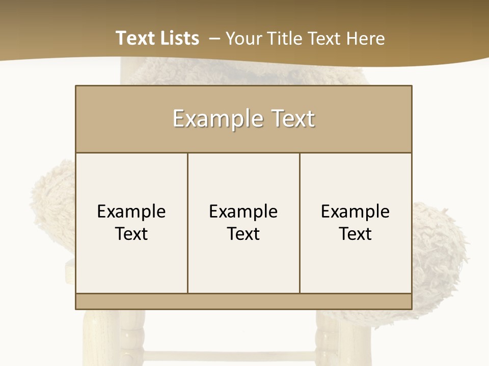 Ear Brown Bear PowerPoint Template