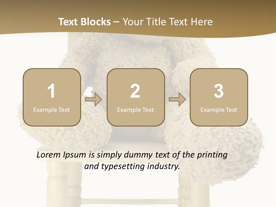 Ear Brown Bear PowerPoint Template