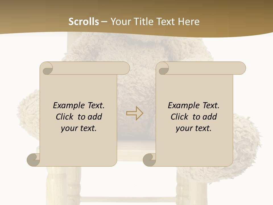 Ear Brown Bear PowerPoint Template