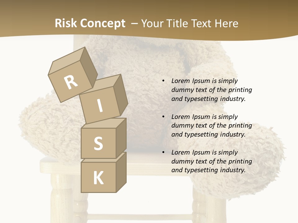 Ear Brown Bear PowerPoint Template