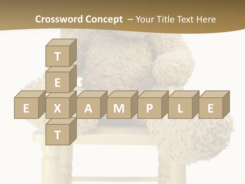 Ear Brown Bear PowerPoint Template