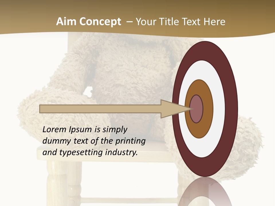 Ear Brown Bear PowerPoint Template