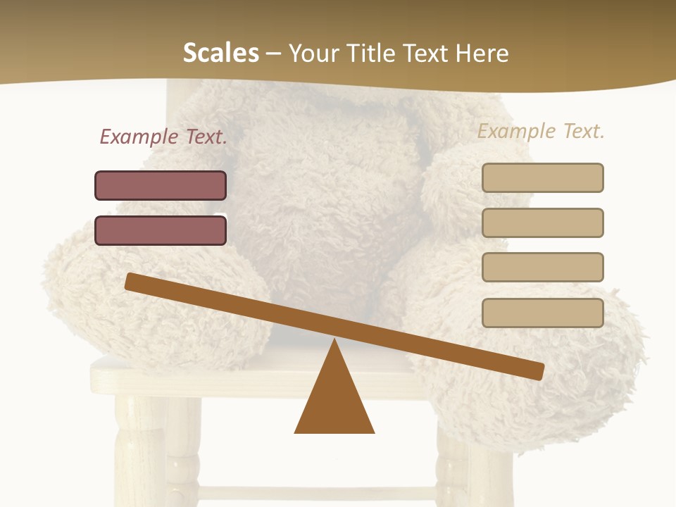 Ear Brown Bear PowerPoint Template