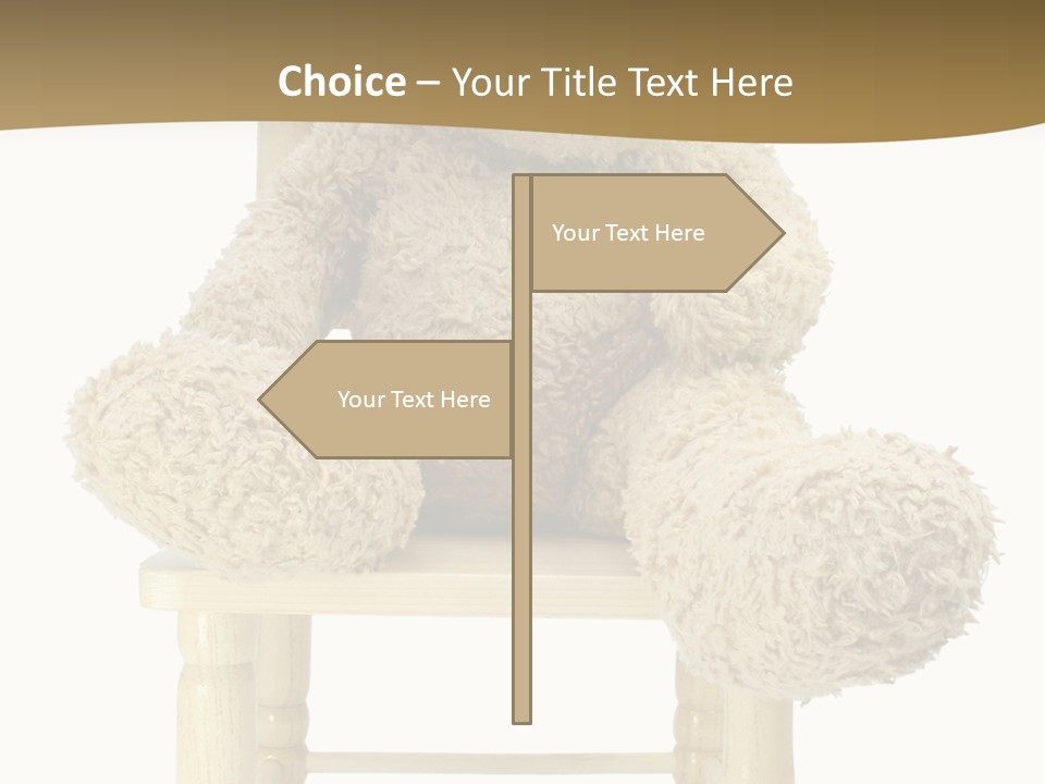 Ear Brown Bear PowerPoint Template