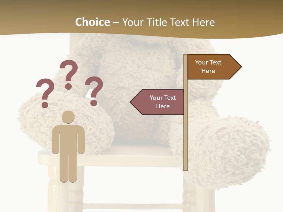 Ear Brown Bear PowerPoint Template