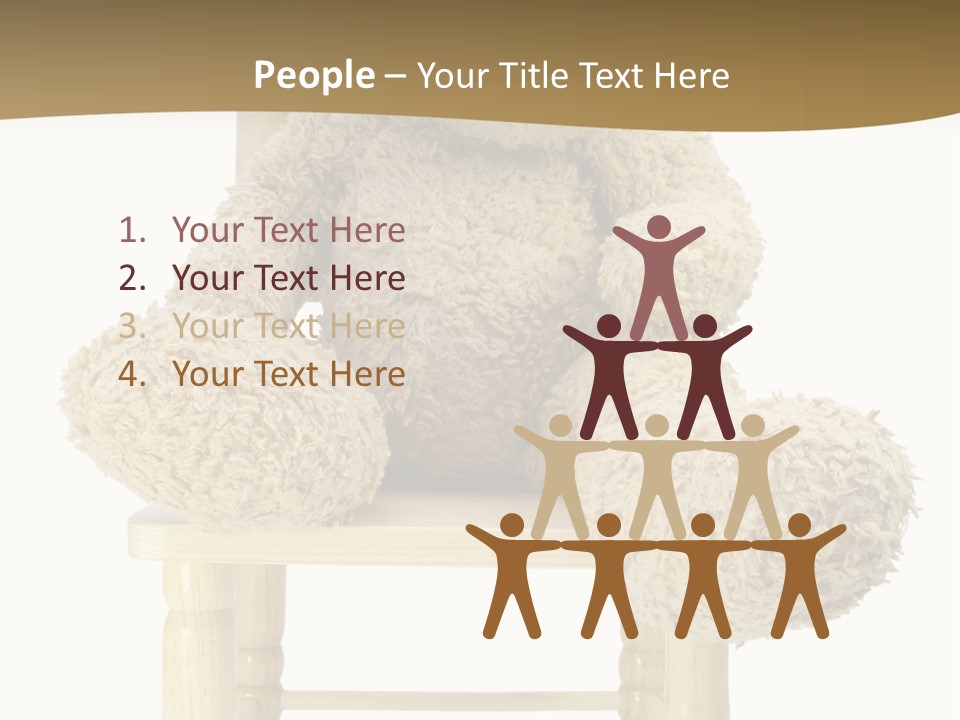 Ear Brown Bear PowerPoint Template