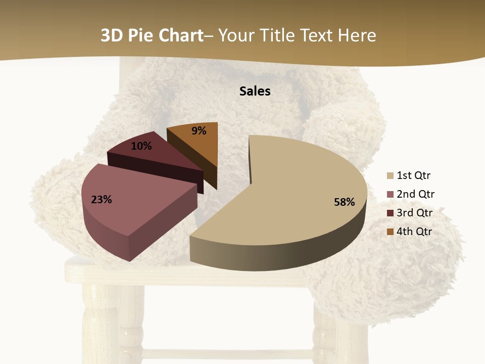 Ear Brown Bear PowerPoint Template