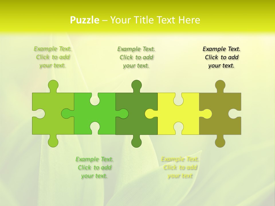 Harmony Nature Plant PowerPoint Template