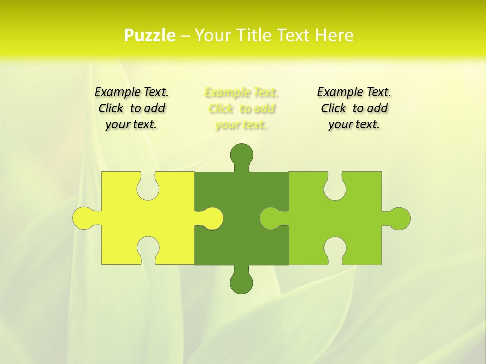 Harmony Nature Plant PowerPoint Template