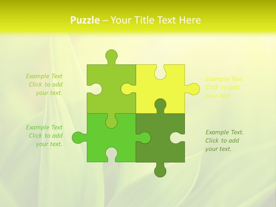 Harmony Nature Plant PowerPoint Template