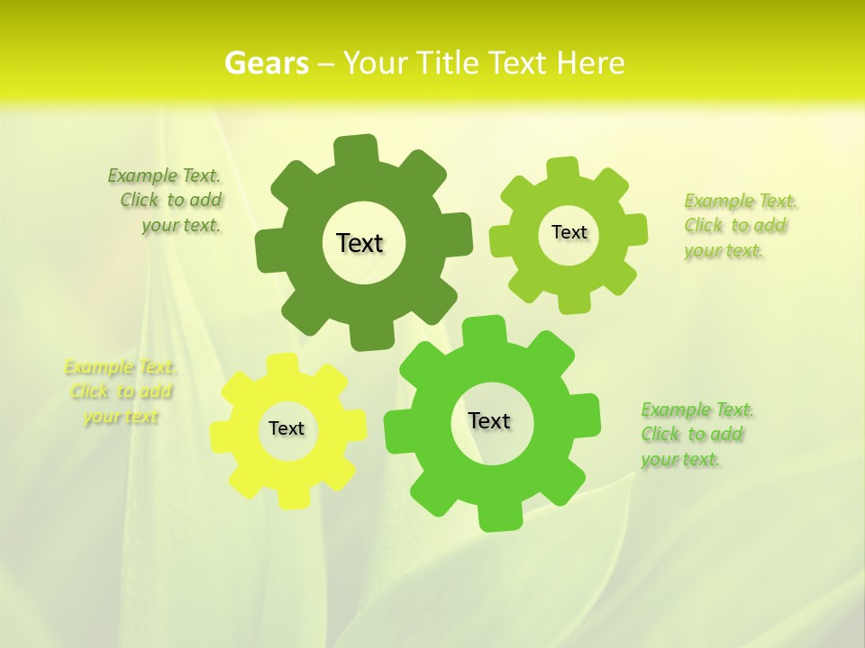 Harmony Nature Plant PowerPoint Template