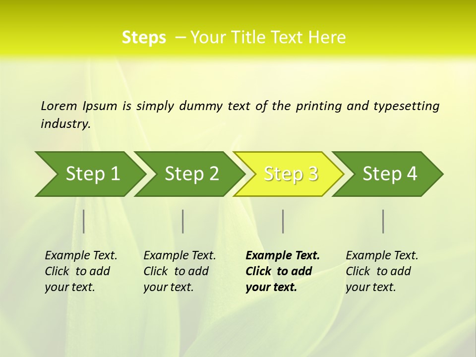 Harmony Nature Plant PowerPoint Template