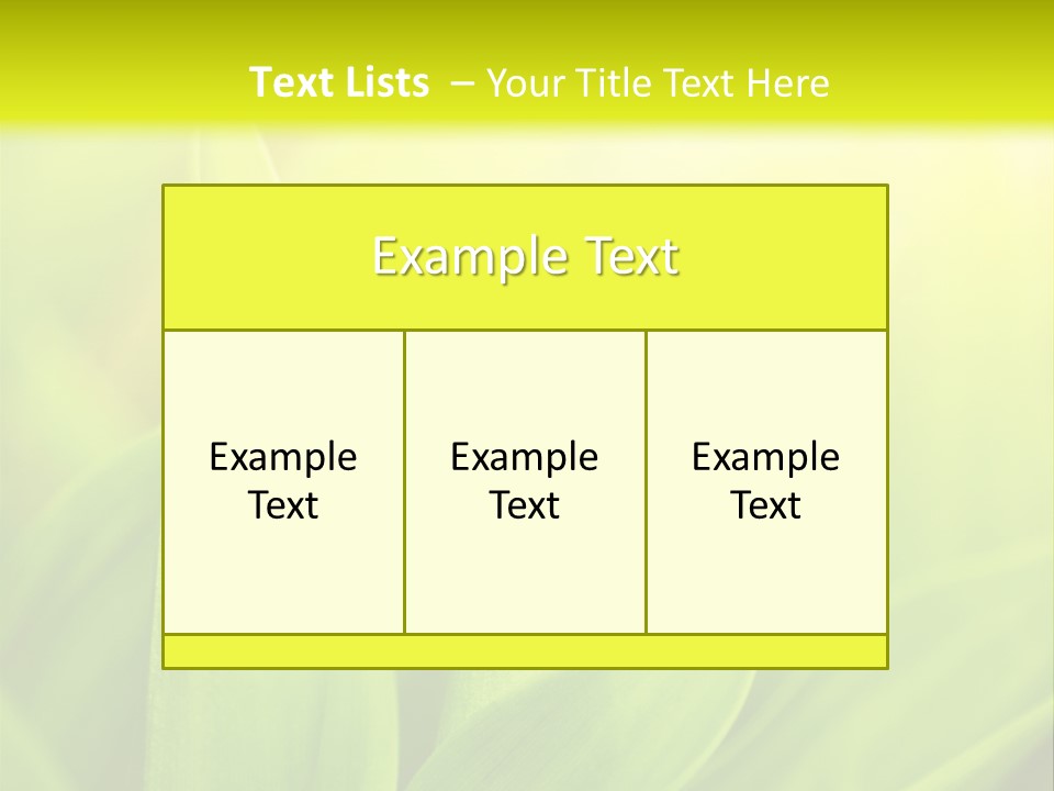 Harmony Nature Plant PowerPoint Template