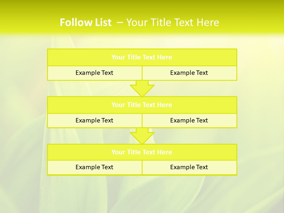 Harmony Nature Plant PowerPoint Template