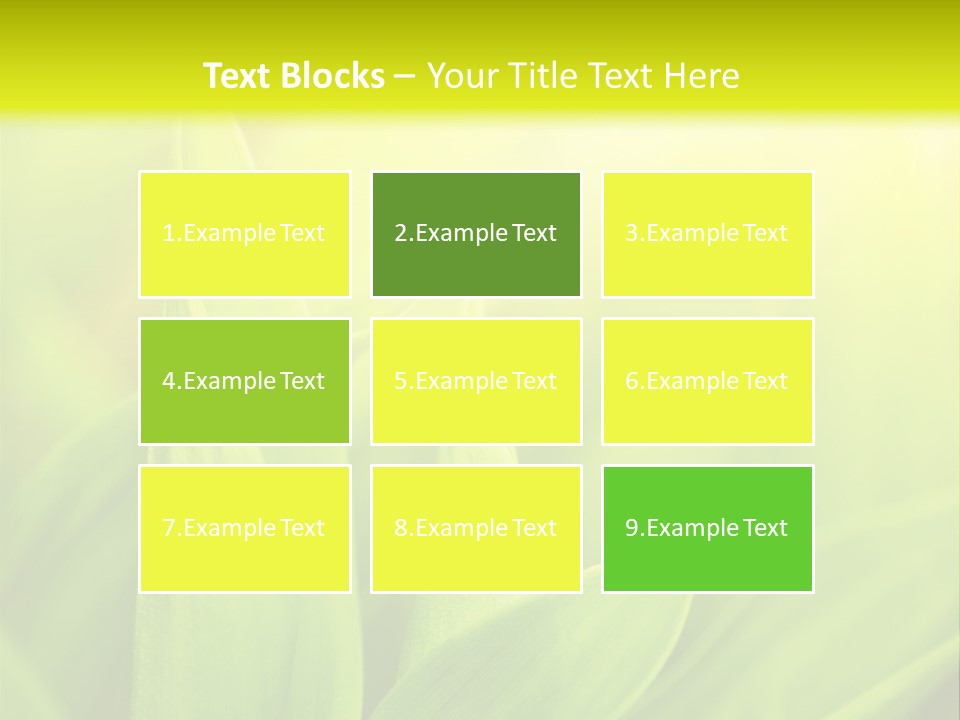Harmony Nature Plant PowerPoint Template