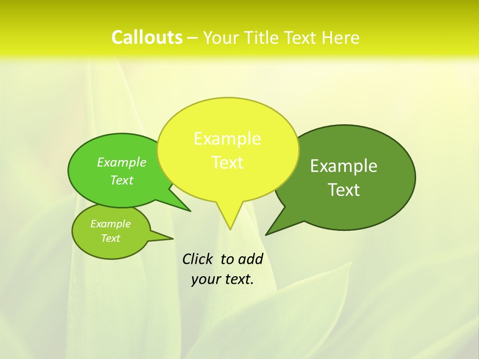 Harmony Nature Plant PowerPoint Template