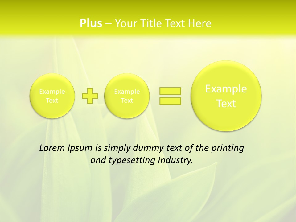 Harmony Nature Plant PowerPoint Template
