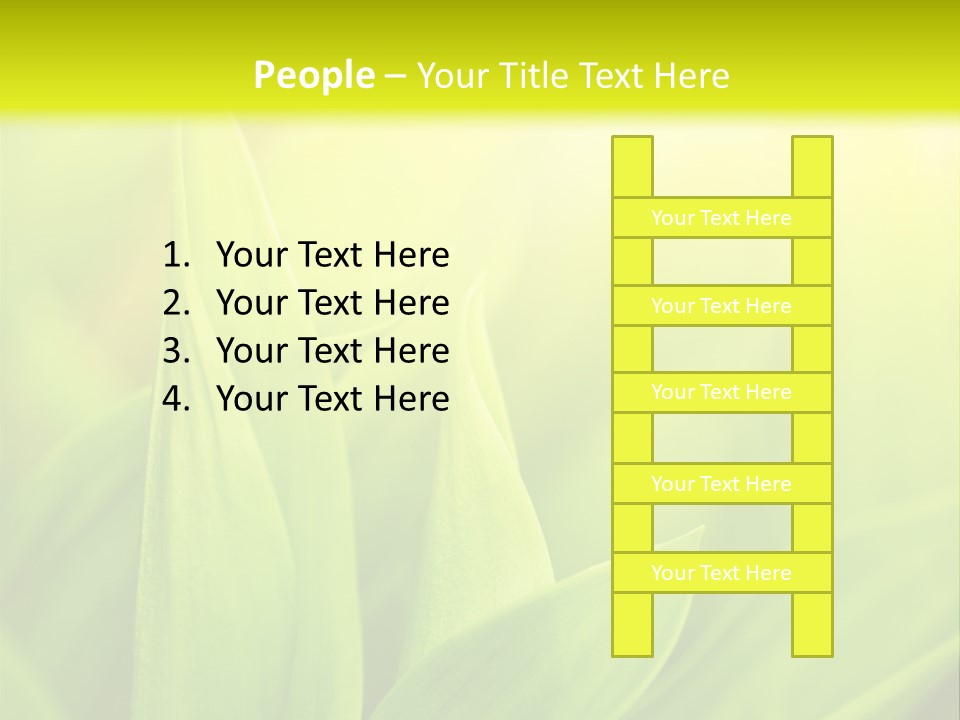 Harmony Nature Plant PowerPoint Template