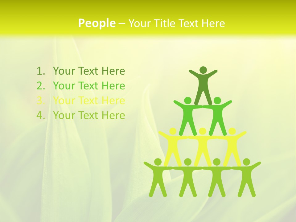 Harmony Nature Plant PowerPoint Template